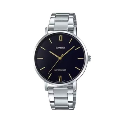 Casio General LTP-VT01D-1B Stainless Steel Band Women Watch
